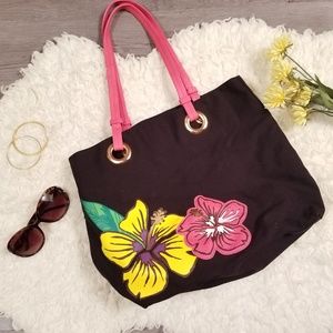 Gorgeous Vibrant Spring Flower Tote!